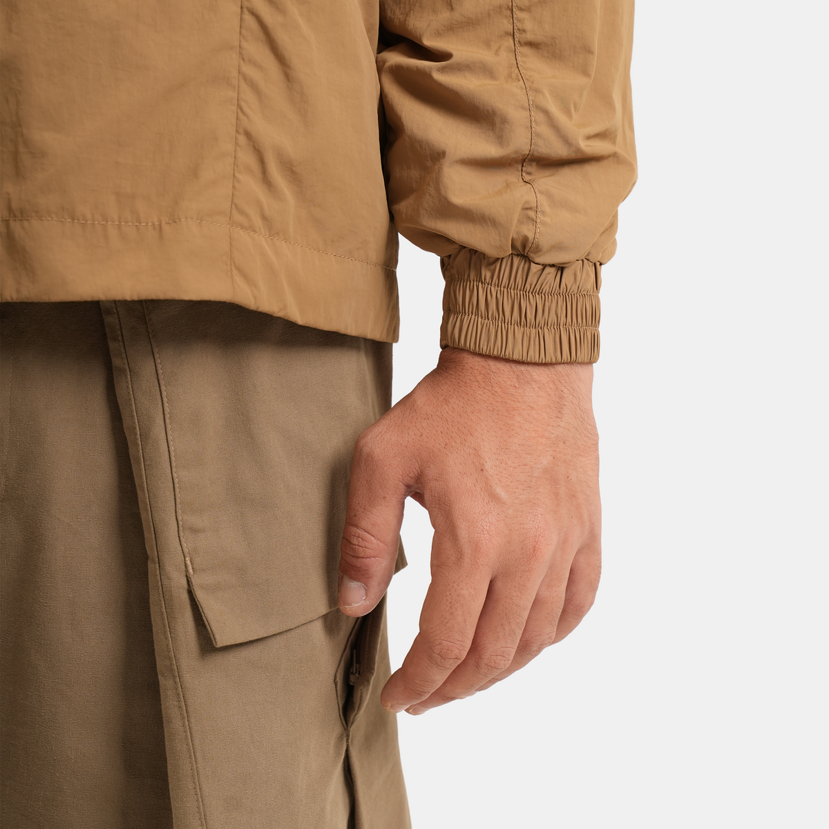 Nylon Double Zip Jacket